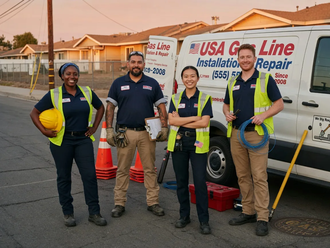 Gas Line Installation company in Joaquin, TX